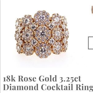 18k. Rose Gold Ring